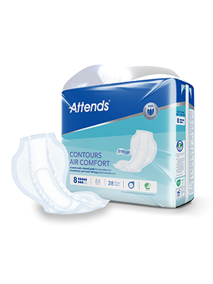 Attends Contours Air Comfort 8 Absorbency - Pkt/28