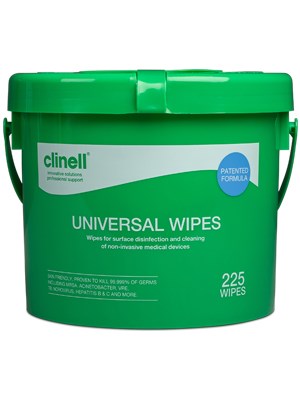 Clinell Universal Disinfectant Wipes - Pkt/225