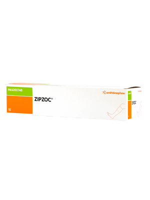 ZipZocĀ® Zinc Oxide Impregnated Stocking, 82cm x 14cm - Box/10