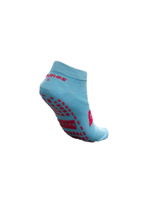 Haines SallySocks Non Slip Patient Socks Small Red