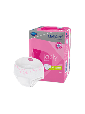 MoliCare® Premium Lady 5 Drops Incontinence Pants, Medium – Ctn/8