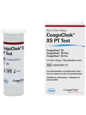 COAGUCHEKĀ® XS PT Test Strips - Box/24