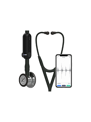 Stethoscope CORE Digital 3M Littmann Latex Free Black Mirror