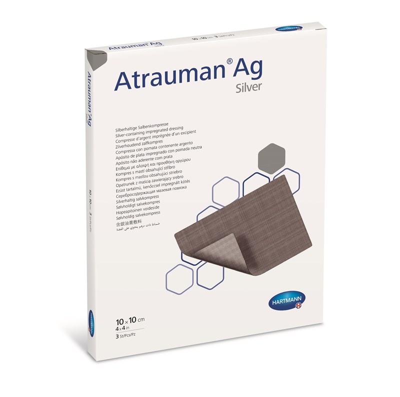 Atrauman Ag Silver Wound Contact Layer Sterile, 10x10cm - Box/10