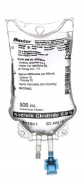 Sodium Chloride 0.9% Intravenous Infusion Bag 500ml