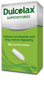  Dulcolax Suppositories Constipation Relief 10mg Box/10