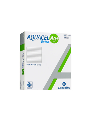 AQUACEL Ag+ Extra Wound Dressings 5cm x 5cm