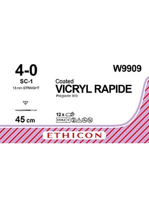 Coated VICRYL RAPIDEĀ® Undyed45cm 4-0 SC-1 13mm - Box/12
