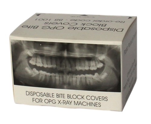 Bite Block Disposable Covers for OPG X-ray Machine 65mm x 21mm